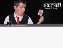 Tablet Screenshot of endrikthier.de